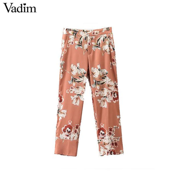 Vintage Floral Pants