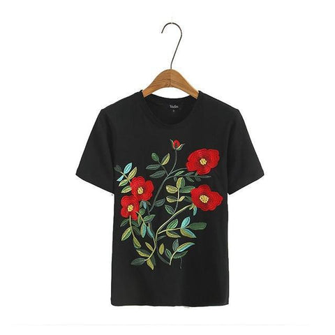 Black Flora T-Shirt