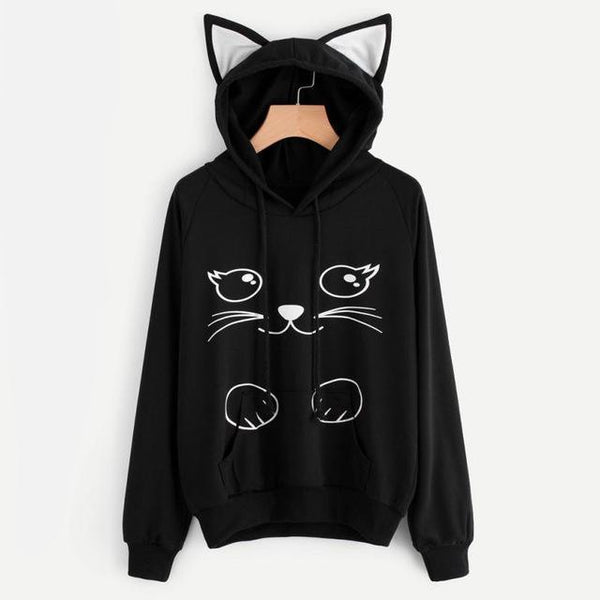 Kawaii Cat Hoodie