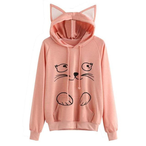 Kawaii Cat Hoodie