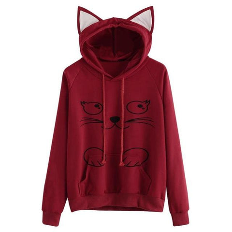 Kawaii Cat Hoodie