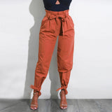 High Waisted Casual Pants