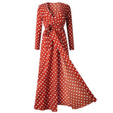 Red White Polka Dress