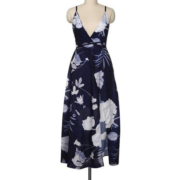 Summer White Floral Dress